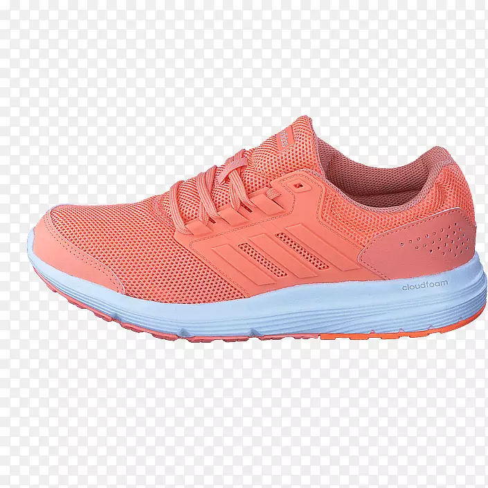 阿迪达斯运动鞋运动鞋粉红色橙色粉笔