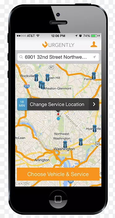 响应网页设计web开发手机手持设备出租车应用程序