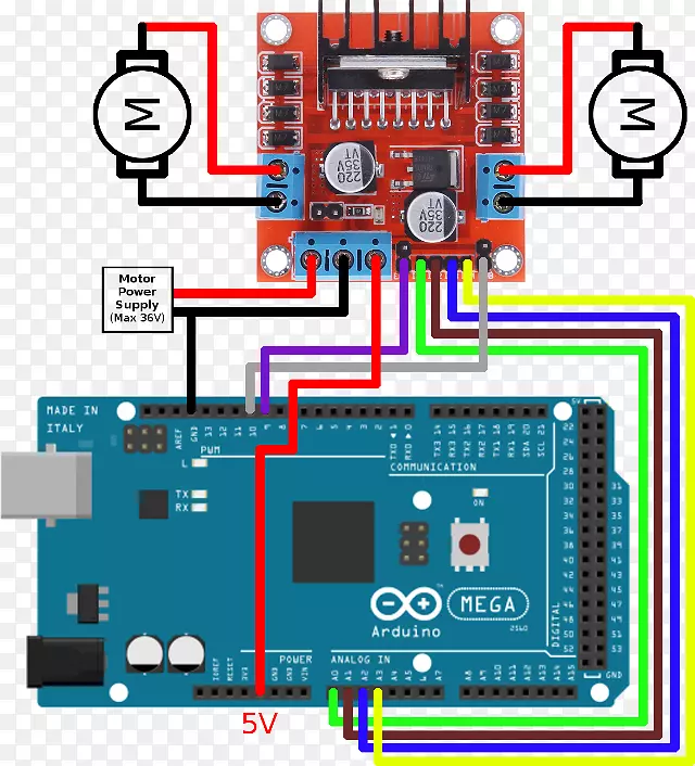 Arduino dc电机伺服传感器电机机器人程序设计自主控制指南