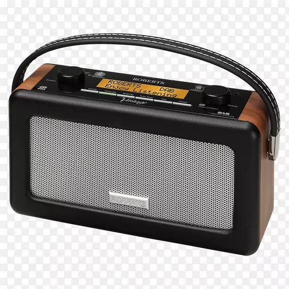 数字音频广播罗伯茨收音机dab+桌上收音机罗伯茨老式电池充电器木材数字收音机