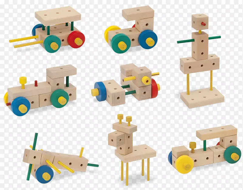 建筑工程木结构集玩具块斗牛士玩具，s.r.o-婴儿木器玩具