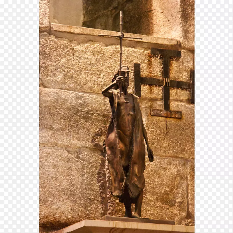 圣地亚哥大教堂孔波斯特拉摄影雕像