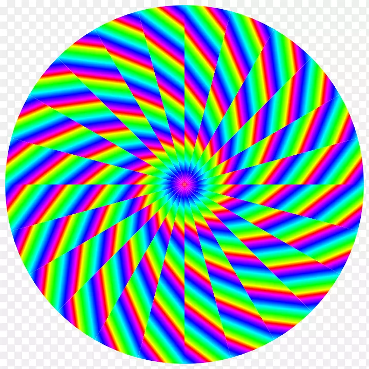 光学错觉光学Fraser螺旋错觉动物彩虹梯度