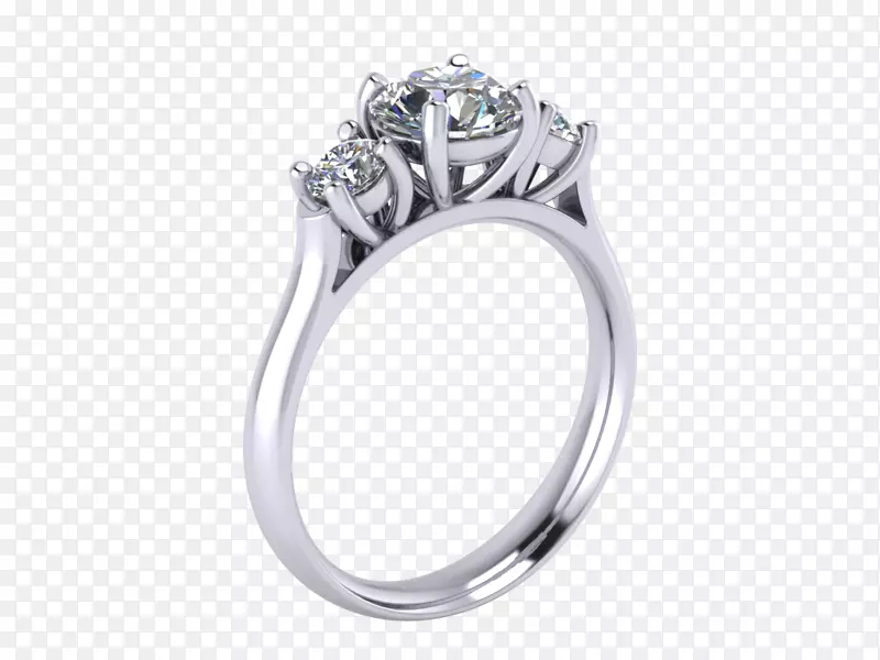 加拿大钻石耳环订婚戒指结婚戒指珠宝模型