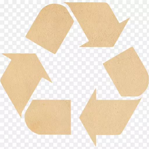 回收符号回收站垃圾桶和废纸篮回收纸