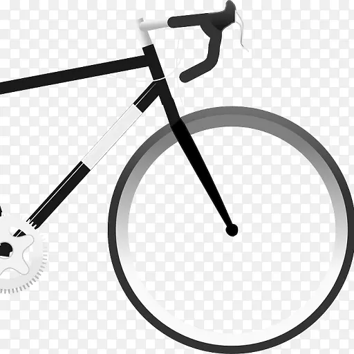 固定齿轮自行车单速自行车剪贴画自行车
