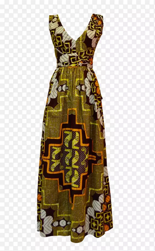 非洲蜡染时装包装连衣裙-非洲