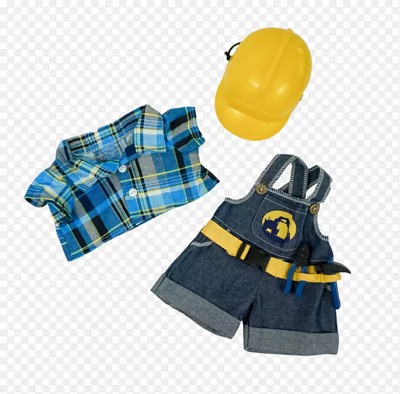 T恤衫戴安全帽-建筑工人