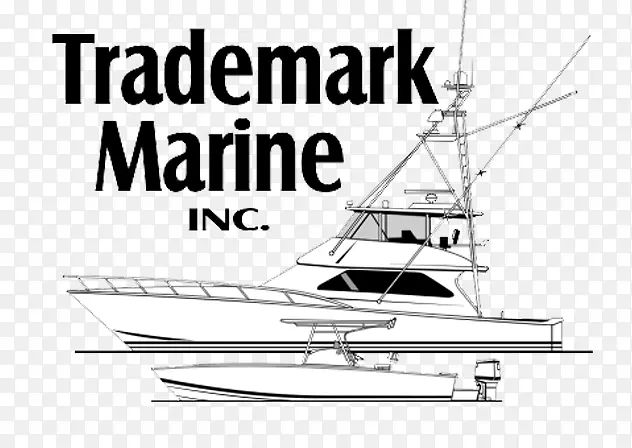 风帆商标海洋公司西棕榈滩船防污漆水彩船