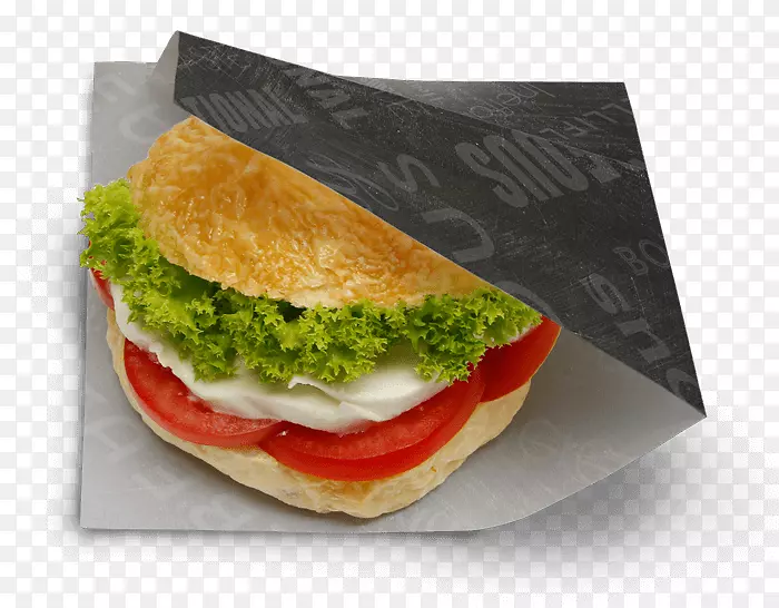 早餐三明治汉堡包快餐火腿奶酪三明治食品包装