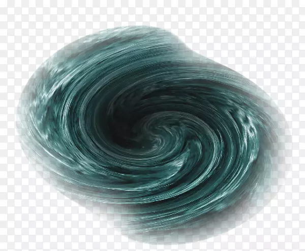 绿松石水螺旋
