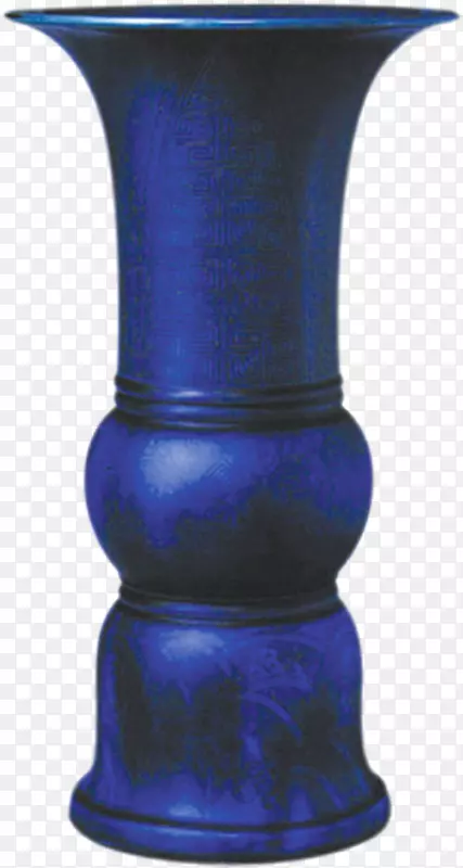 钴蓝花瓶