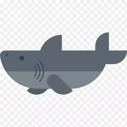 鲨鱼计算机图标水生动物-哈士奇犬