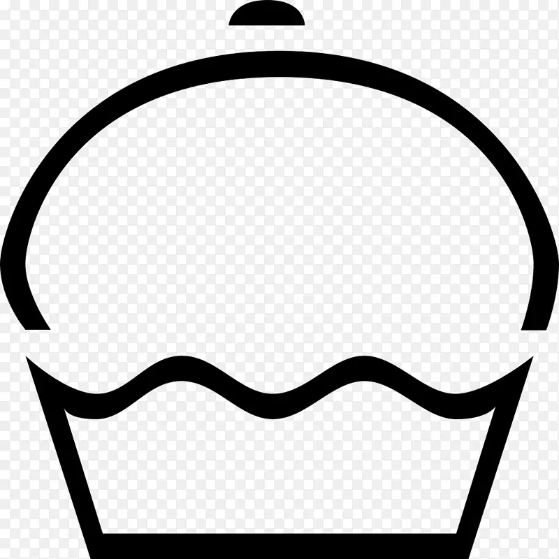 纸杯蛋糕电脑图标面包店松饼甜