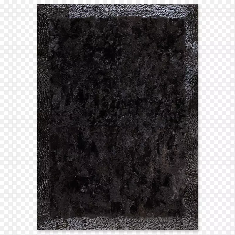 花岗岩矩形黑色m-csm定制地毯