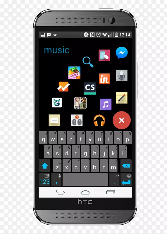 特色手机智能手机HTC 1 M9手持设备数字键盘-智能手机