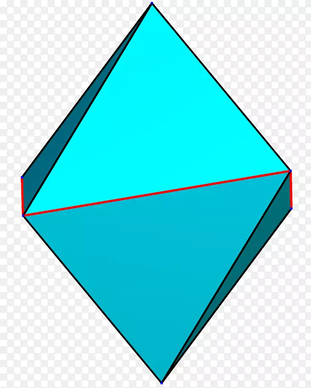 三角形棱镜形双金字塔形