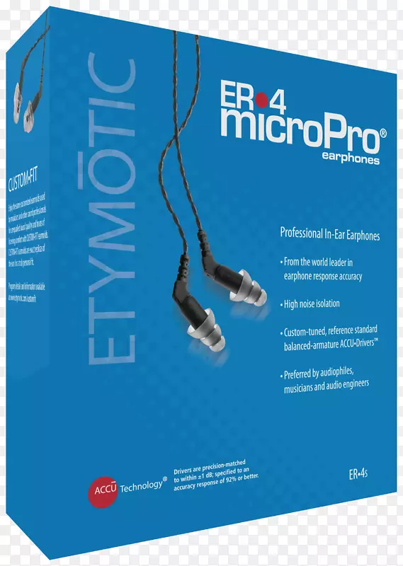 Etymotic MicroPro er-4PT耳机Etymotic hf 5 Etymotic er-4s耳机