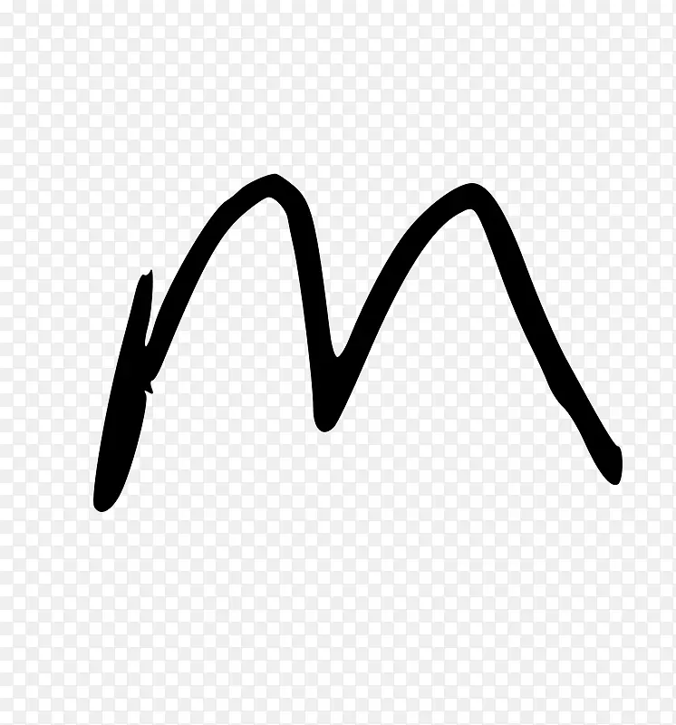 字母计算机图标字母表剪贴画图案字母m