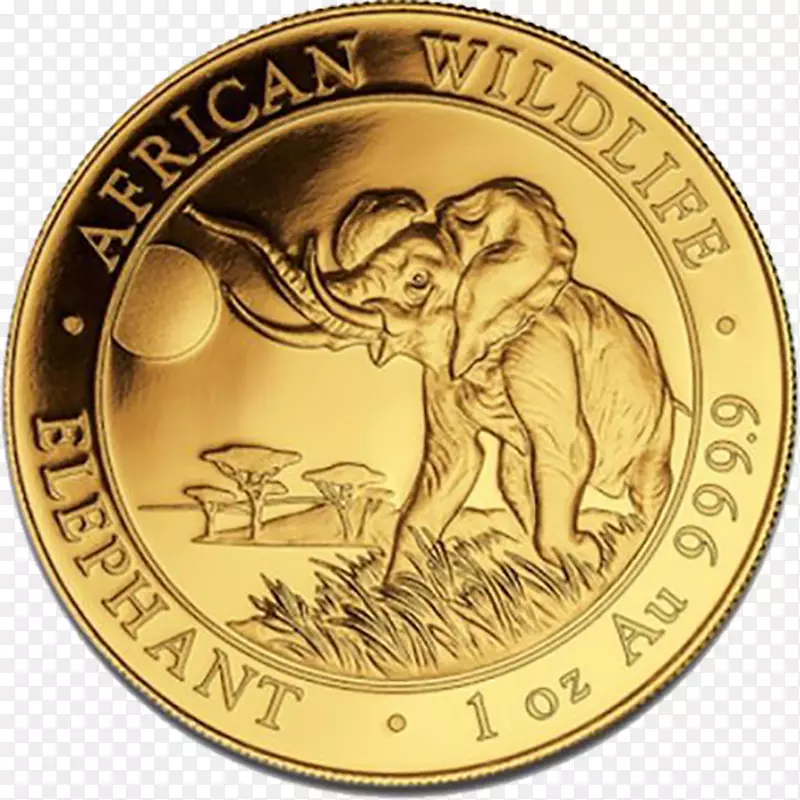 非洲象金币金银币