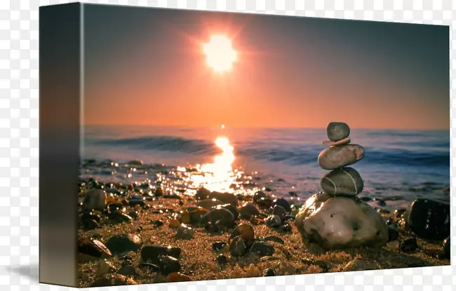 海洋摄影艺术度假-海滩日落