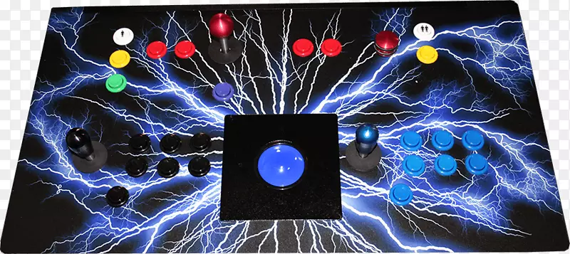 雷电蓝色拱廊游戏能源技术-窗格
