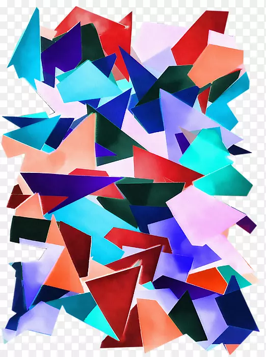 纸艺术对称.抽象角