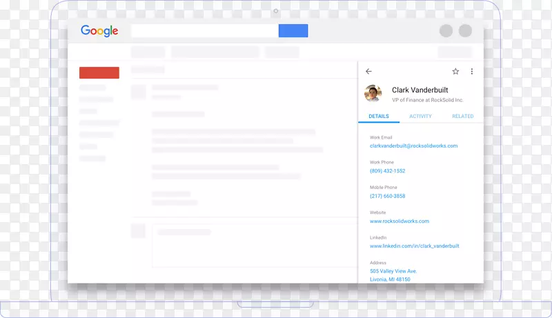 Gmail客户关系管理Google联系电子邮件