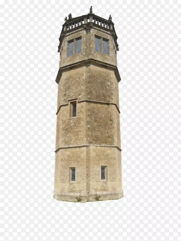 钟楼中世纪建筑中世纪尖塔泰涅克修道院