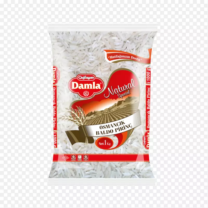 塑料袋配料包装和食品标签.Damla