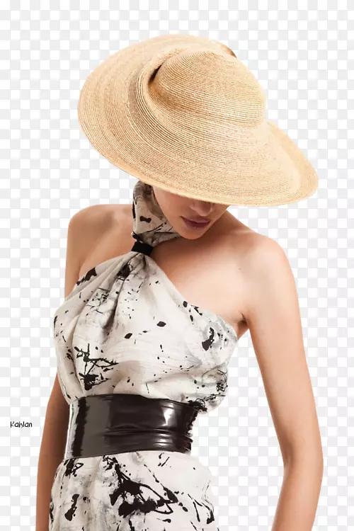 太阳帽模特时尚女帽