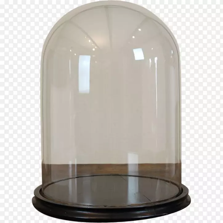 玻璃钟罩圆顶展示柜-玻璃