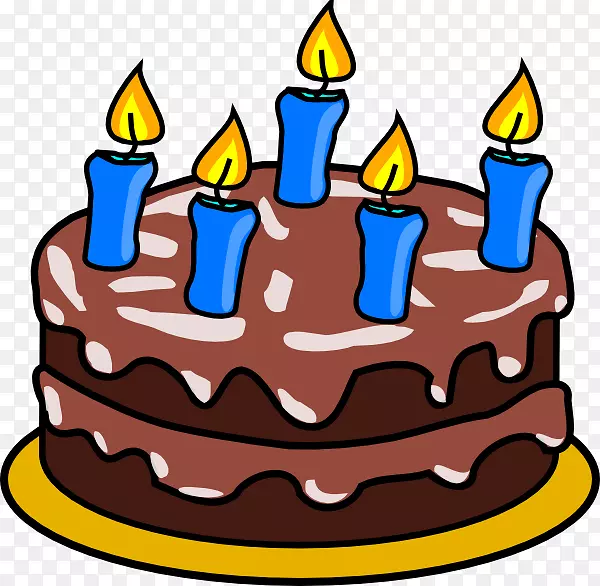 生日蛋糕巧克力蛋糕剪贴画-巧克力蛋糕
