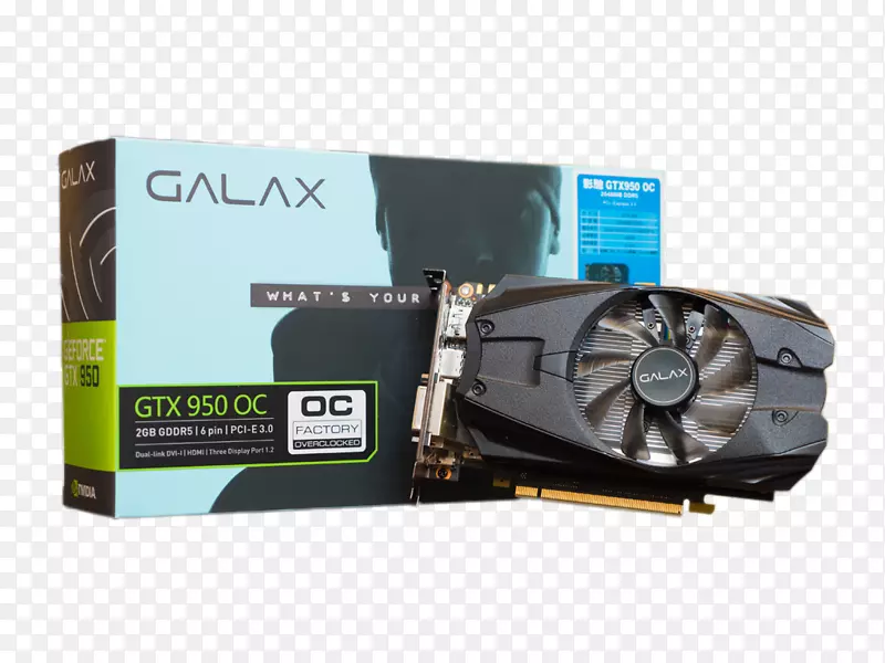 显卡和视频适配器NVIDIA GeForce GTX 950 kfa 2 NVIDIA GeForce GTX 750 ti图形卡