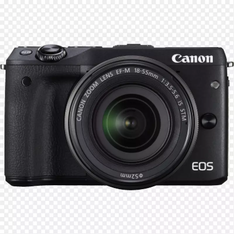 佳能eos m_3佳能透镜安装佳能e-m 18-55 mm镜头盒x-m镜头安装-照相机镜头