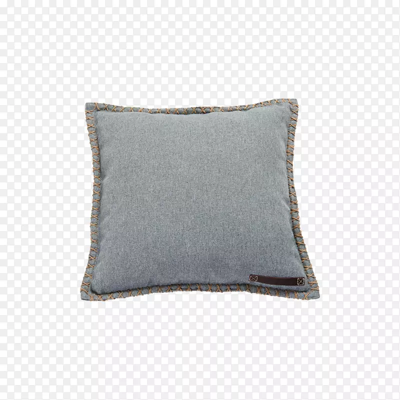 投掷枕头垫灰色蓝色枕头