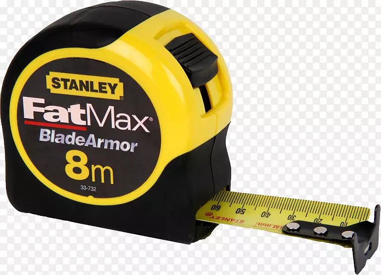 斯坦利手动工具斯坦利法特麦克斯磁带测量赤柱黑色和甲板-磁带测量