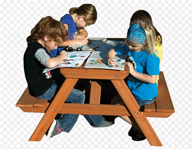 餐桌后院游戏世界家具彩虹游戏系统儿童野餐桌