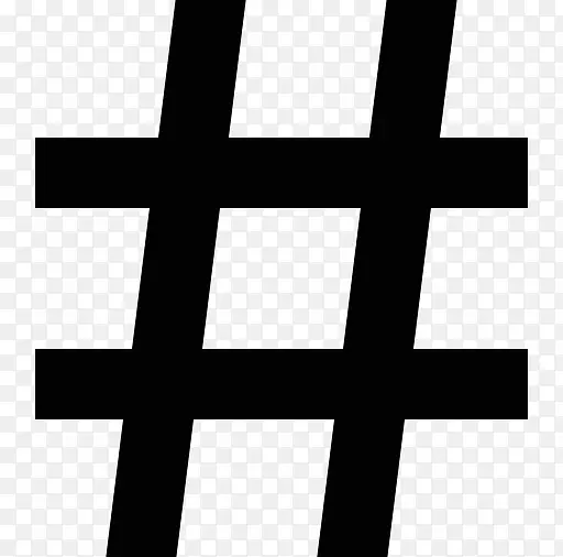 Hashtag计算机图标社交媒体数字符号社会媒体