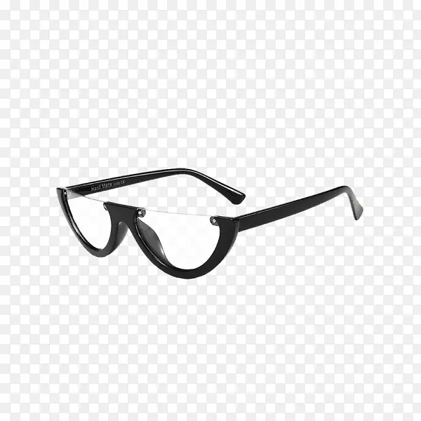 太阳镜镜片猫眼眼镜无框眼镜太阳镜