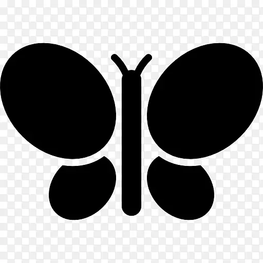 蝴蝶电脑图标剪贴画-蝴蝶