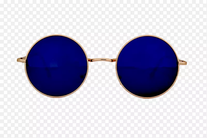 太阳镜蓝色护目镜阿兰阿弗莱卢太阳镜