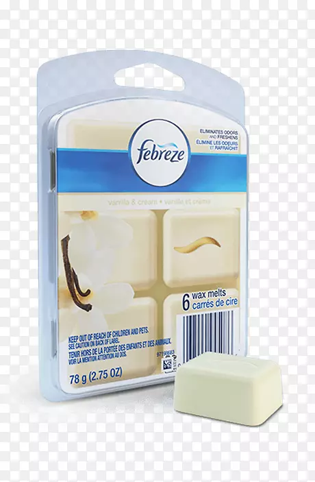 蜡Febreze空气清新剂材料-香草奶油