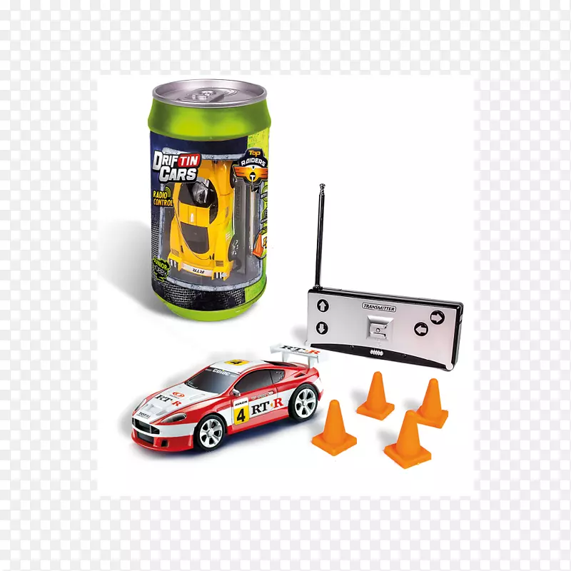 型号汽车无线电控制汽车饮料罐玩具-rc车