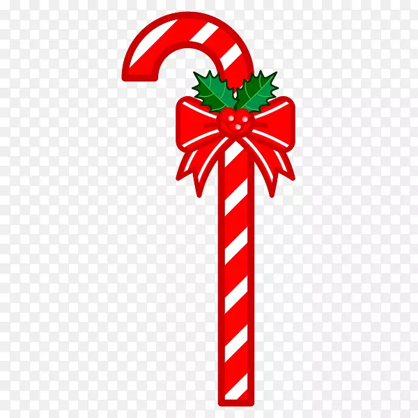 糖果手杖圣诞剪贴画-圣诞节