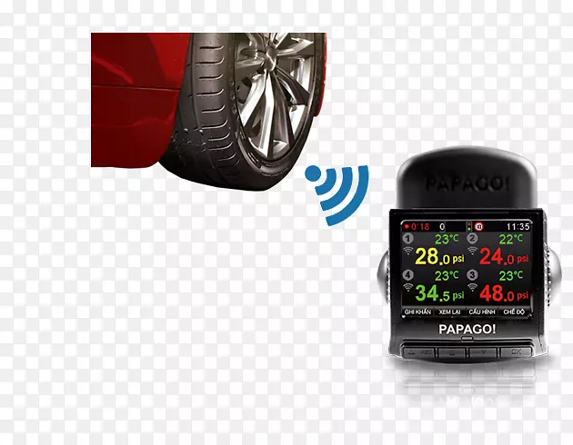 Papago GoSafe汽车录像机轮胎压力监测系统(Ứng dụng bảnĐồviệt(vietmap co.Ltd.)
