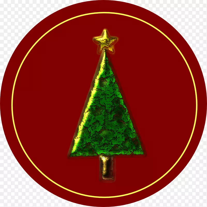 圣诞节装饰圣诞树字体-圣诞树