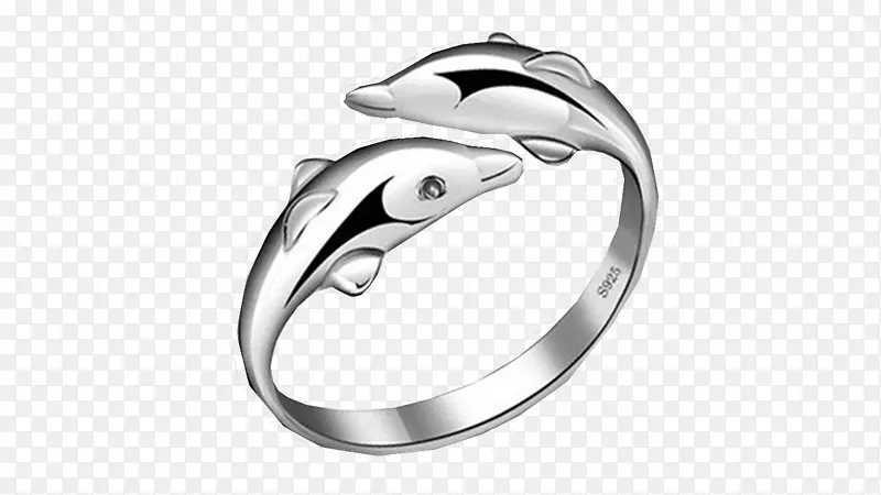 订婚戒指银首饰结婚戒指银戒指