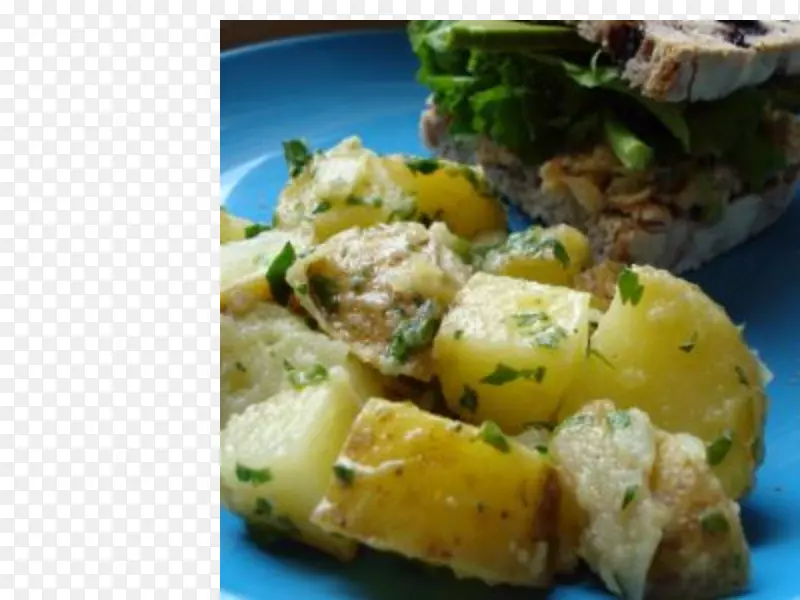 马铃薯沙拉，素食菜-土豆
