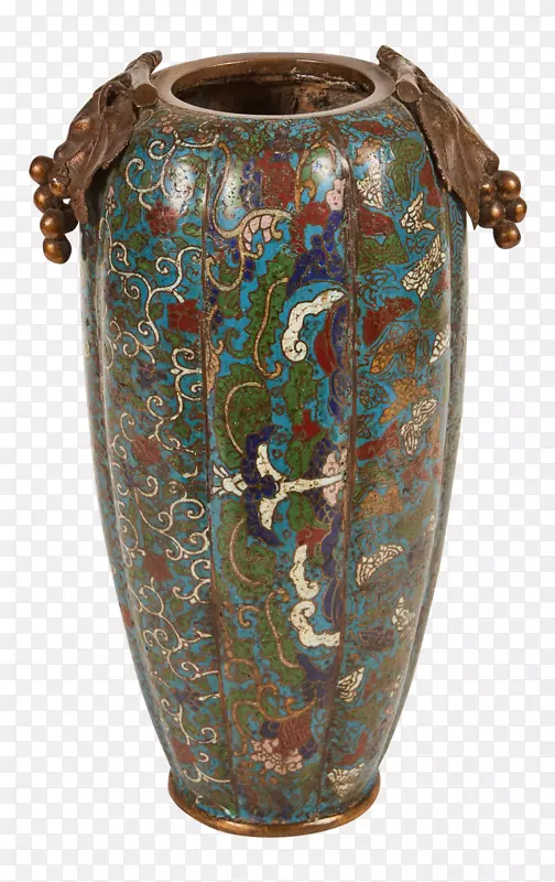 花瓶景泰蓝19世纪陶器花瓶